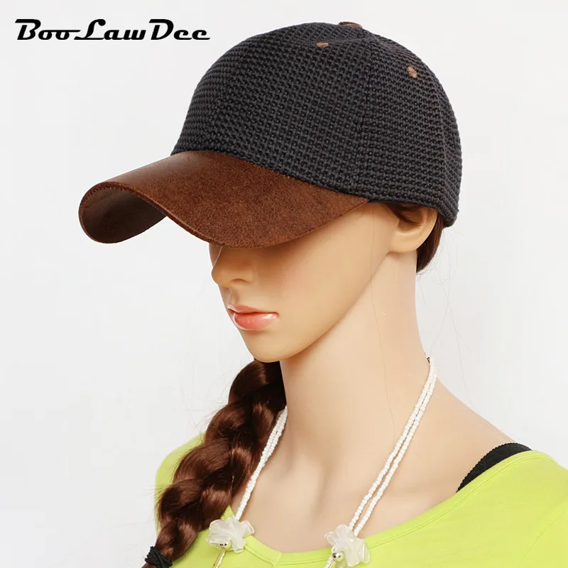 Prix pour BooLawDee Hommes d'été lin respirant casquette de baseball avec ventilation trou ajuster 55 à 60 cm PU patché visière style décontracté 09A-1 Prix pour BooLawDee Hommes d'été lin respirant casquette de baseball avec ventilation trou ajuster 55 à 60 cm PU patché visière style décontracté 09A-1