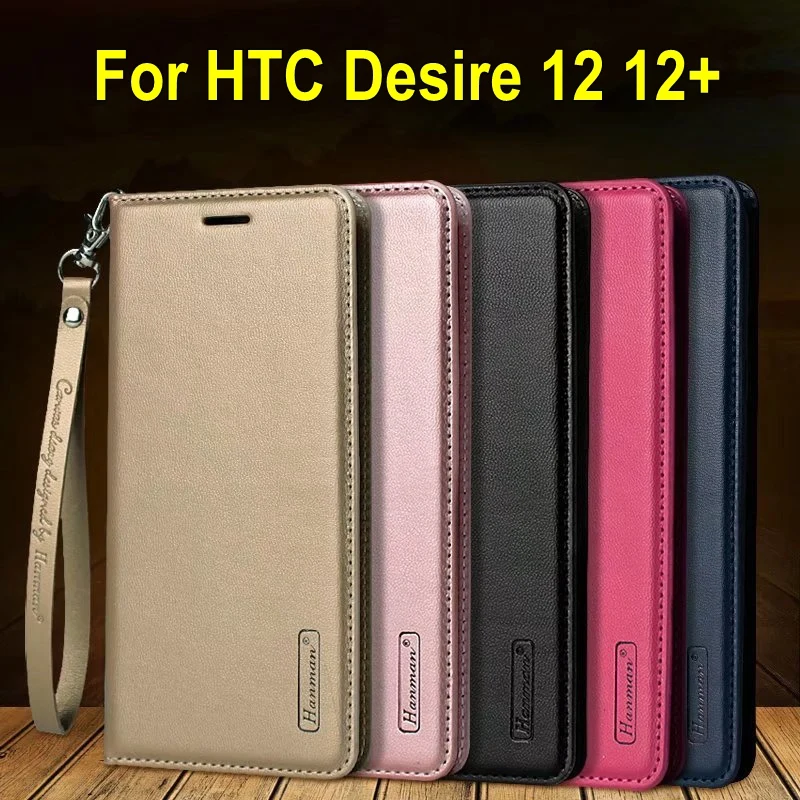 Hanman Бизнес повесить веревку серии Подлинная Кожаный чехол для htc Desire 12 + плюс |