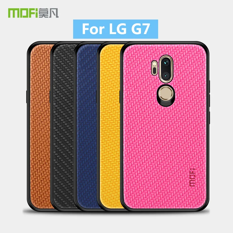 

MOFi Honors Series Case for LG G7 Braid Design TPU Soft PC Hard Protection Phone Case Cover for LG G7 Cloth Case