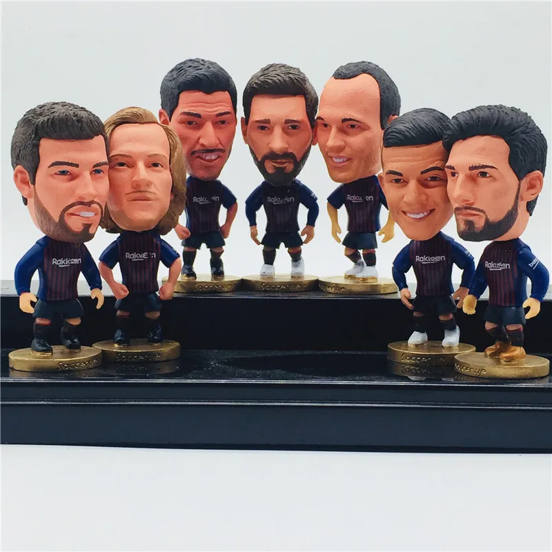 

Soccerwe Soccer Star Doll BC Messi Suarez Coutinho Ronaldinho Puppets Portraits Collections 2019 Season