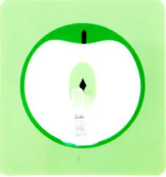 CUSHAWFAMILY красочные фрукты самоклеящийся крючок стены Дверь Костюмы вешалка ключ Sundry висит крючки для ванной и кухни клейкий держатель - Цвет: Apple