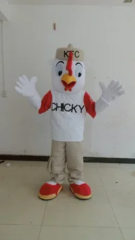 

KFC Chicken Mascot Costume Adult Size Fancy Dress Party Outfit for Halloween party costumes