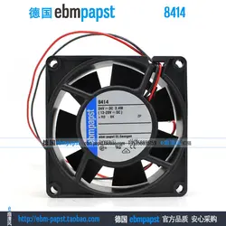 Ebmpapst 8414 DC 24 В 0.1A 2,4 Вт 2-провод 80x80x25 мм Сервер площади вентилятора