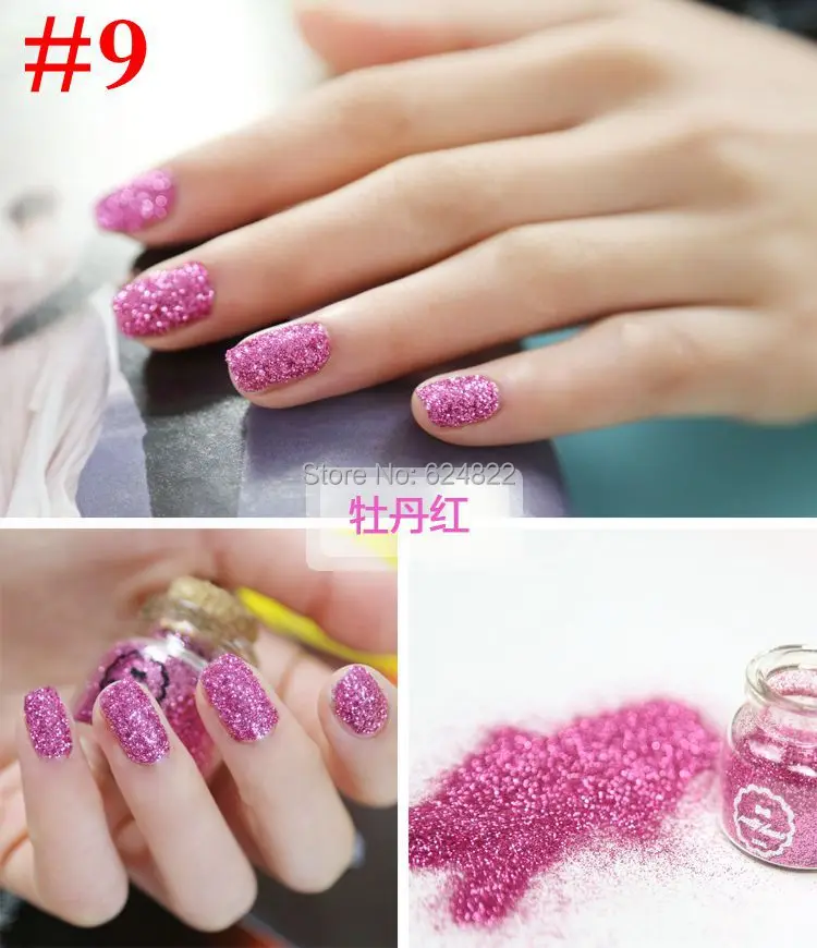 100 г черный Nail Art Блеск Порошок Пыли Для UV GEL Акриловая Пудра Украшения Советы|powder
