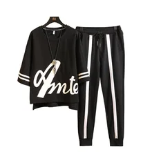 M-3XL Весна-осень спортивный костюм для мужчин Модный комплект мужской спортивный костюм с Штаны штаны-шаровары спортивный Свитшот мужские спортивные костюмы