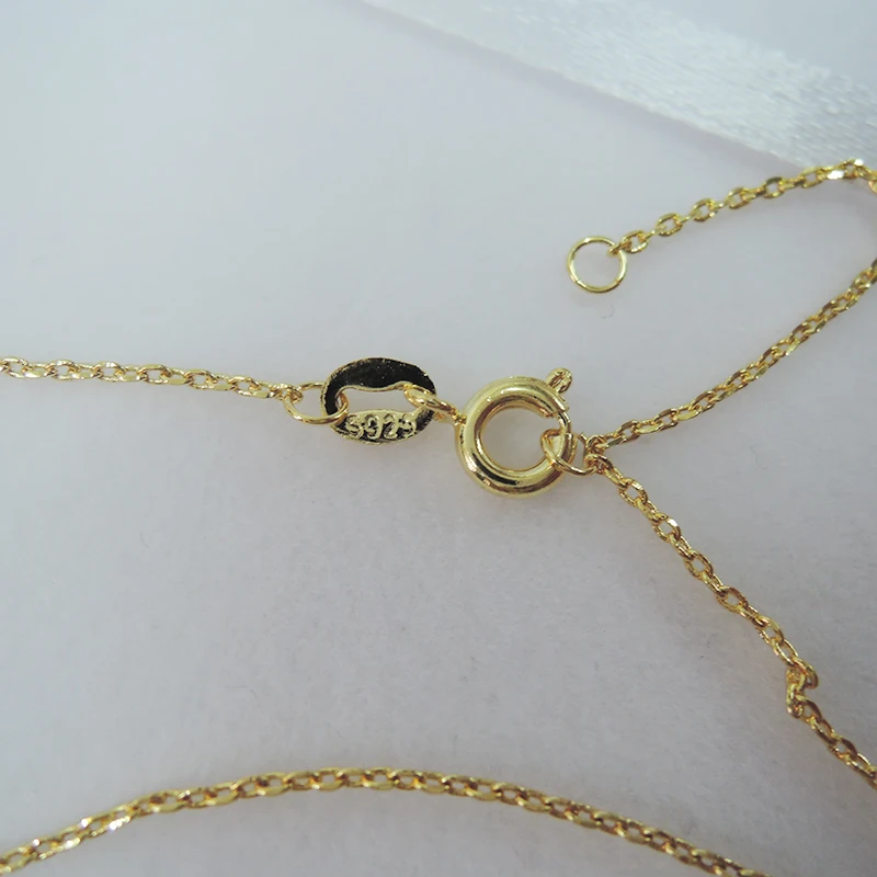 Натуральный пресноводный жемчуг кулон ожерелье, 925 серебряная цепь-14-16 мм Большая жемчужная подвеска в стиле барокко ожерелье, серебро и золото цвет