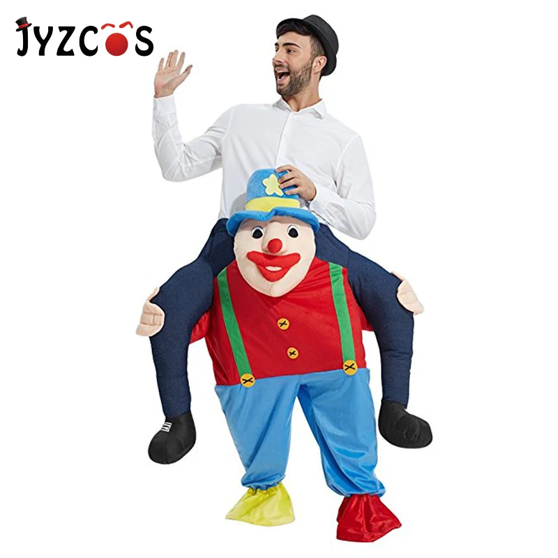 JYZCOS ездить на клоуне костюм носить клоун талисман Необычные брюки для взрослых