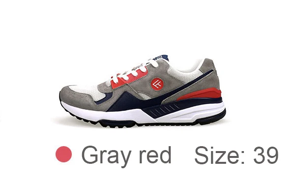 Xiaomi FREETIE 90 ретро Спортивная обувь удобная дышащая гибкая Повседневная обувь для хранения энергии обувь кроссовки для мужчин - Цвет: Gray red 39