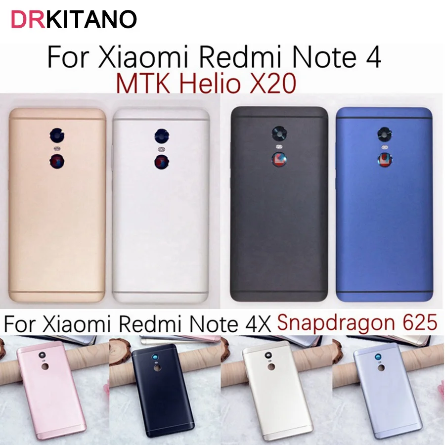 Xiaomi Redmi Note 4 Battery Cover Rear Door Back Housing