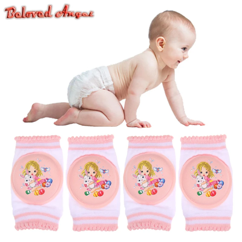 1 Pair Infant Toddler Knee Pads Anti Slip Crawling Safety Harnesses Leashes Anti Slip Crawling Accessory Baby Knees Protector