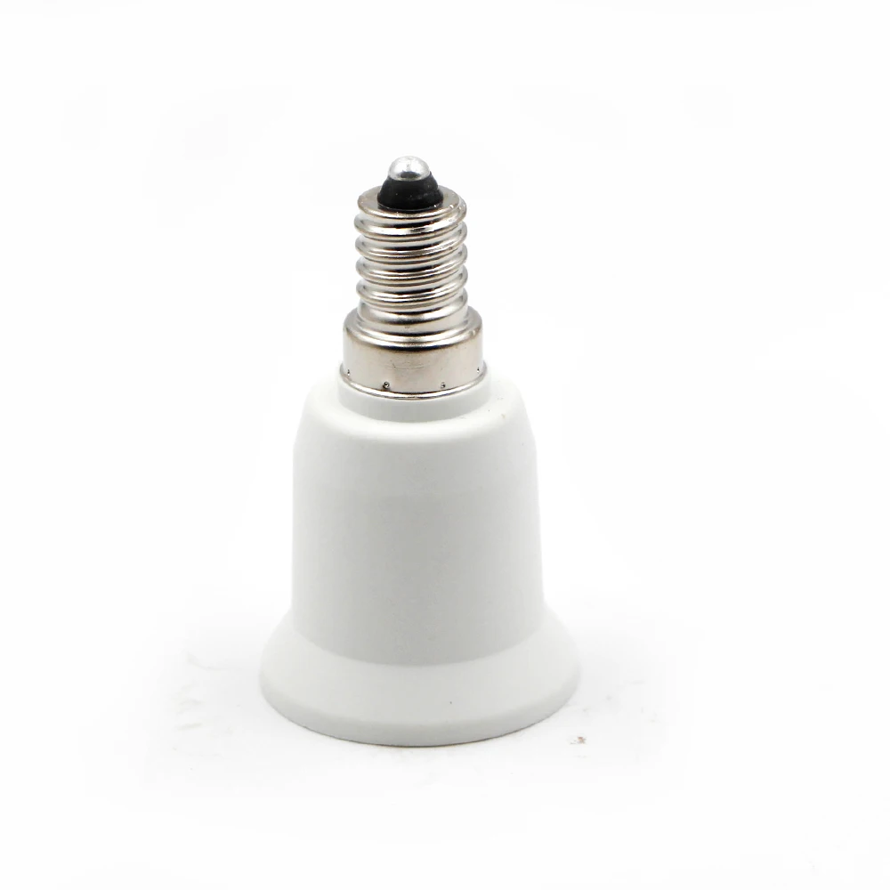 

E14 to E27 Base Adapter Converter Socket Holder Change AC110V 220V LED Light Lamp Bulb Fireproof Flame Retardant For LED Bulb