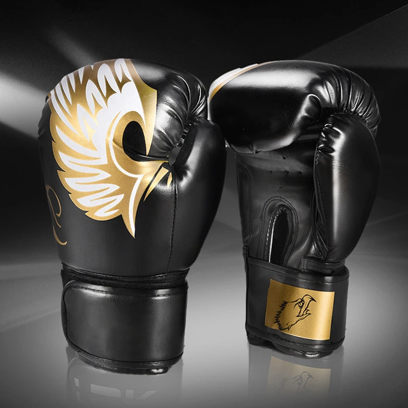 

Practical Boxing Gloves PU Training Pad Gloves for Karate Muay Thai Guantes Fight Mixed Martial Boxing Training Equipment
