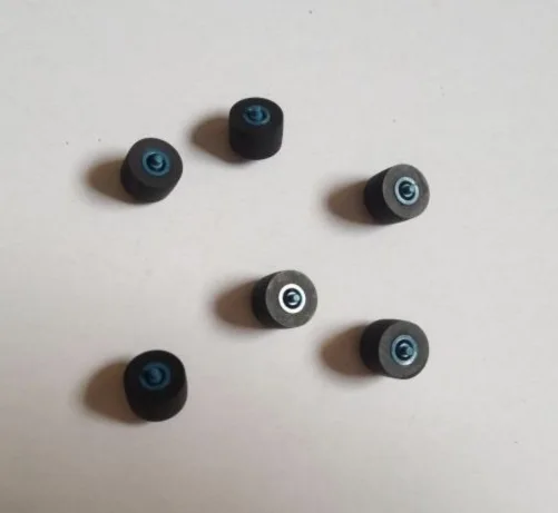 

20Pieces 1.4mm*10mm*6.8mm Blue Recorder Amplifiers Movement Pinch Roller