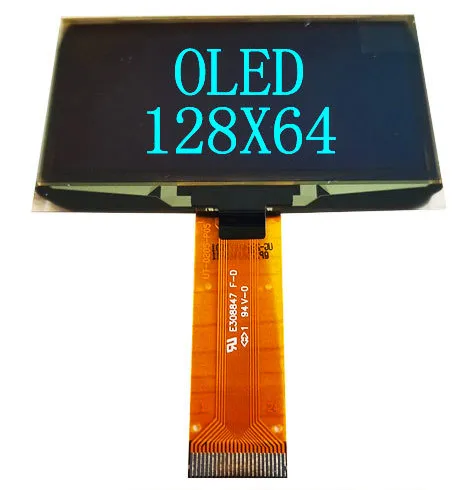 

2.42 2.4 inch Blue white Green Yellow 128x64 OLED display module 8bit-6800/8080 4-SPI serial I2C IIC Interface 24PIN ssd1309