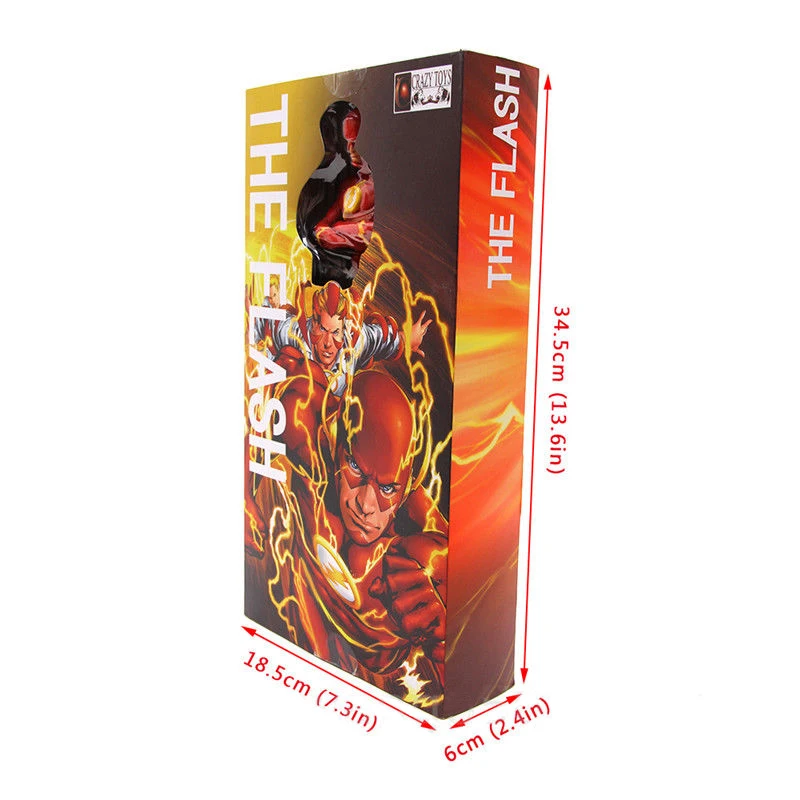 1:6 Crazy Toys DC Comic Super Hero Classic The Flash 12 &quot1/6 ПВХ фигурка модель Barry Allen Коллекция игрушек