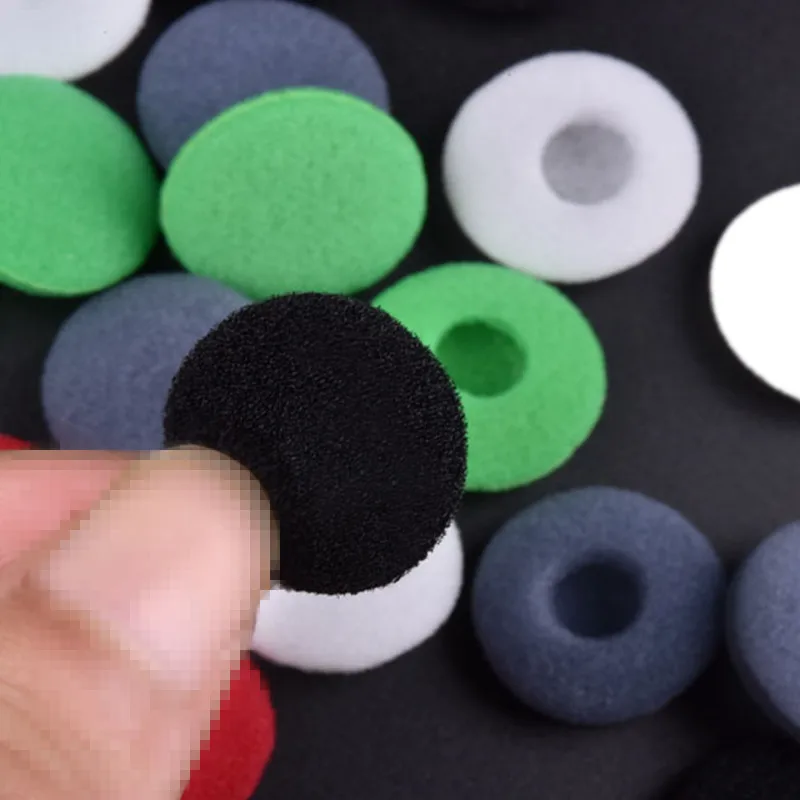 10-pcs-ANJIRUI-18mm-Black-Soft-Foam-Earbud-Headphone-Ear-pads-Replacement-Sponge-Covers-Tips-For