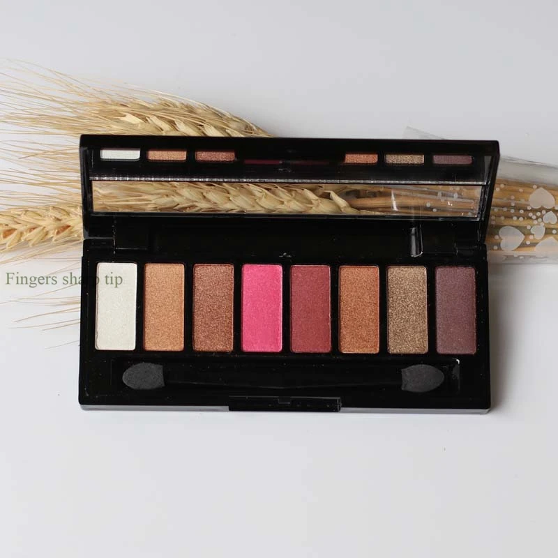 

8-color eye shadow palette beads coffee earth color classic retro temperament elegant practical wild 5#