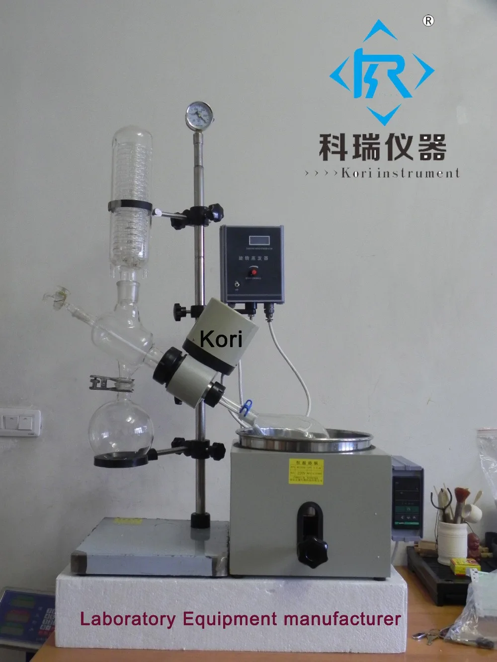 1L Lab distillation Rotavap/ High Borosilicate vacuum Rotary Evaporator