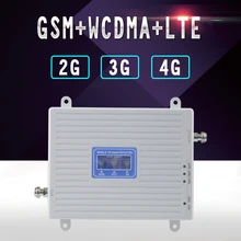 2G 3G 4G Cellular Signal Repeater GSM 900 WCDMA 2100 LTE 2600 Tri Band 70dB LCD Display GSM 3G UMTS Signal Booster 4G Amplifier 2G 3G 4G Cellular Signal Repeater GSM 900 WCDMA 2100 LTE 2600 Tri Band 70dB LCD Display GSM 3G UMTS Signal Booster 4G Amplifier