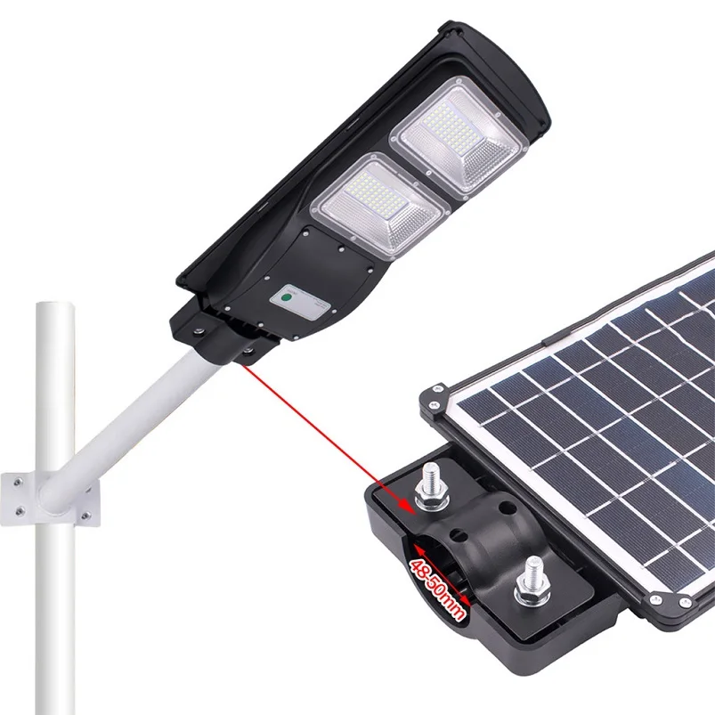 6090W LED Solar Street Light PIR Motion Sensor Led Lamp Wall Timing Lamp IP67 Waterproof Solar Panel Lamparas 40MR11 (10)