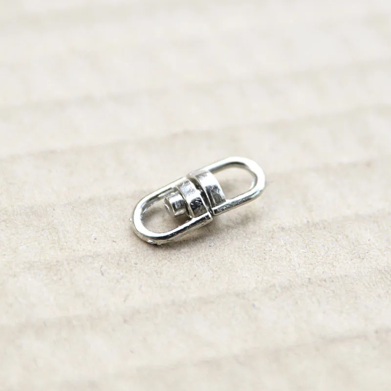 

1.6*0.7cm number 8 shape DIY Handmade Bracelet keychain pendant 360degree rotation Accessories Jewelry Findings & Components