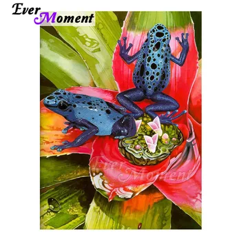 

Ever Moment Diamond Painting Picture Of Rhinestone Frog on Grass Full Square Drill Decoration For Home Diamond Embroidery 3F867