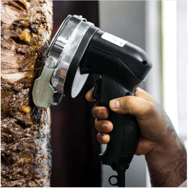 

Professional 110V/220V Electric Doner Kebab Knife Automatic Barbecue Cutter Kitchen Meat Slicer Tool