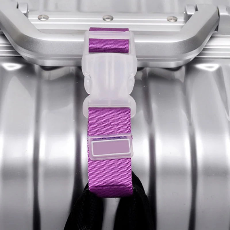

Trolley Suitcase Luggage Hanger Strap Button Buckle Adjustable Security Belt Bag Parts Accessories 899