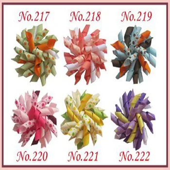 

200 pcs BLESSING Good Girl Boutique Costume 2.5" Corker Hair Bows / Clip Hand Customize Hair Accessories Free Shipping