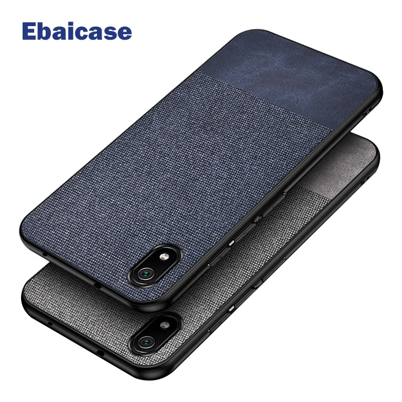 

For Xiaomi Redmi 7A Case Shockproof Cloth Fabric Silicone Soft Edge Protect Case For Xiaomi MI 9T Redmi 7A 6A K20 Note 7 Pro Case