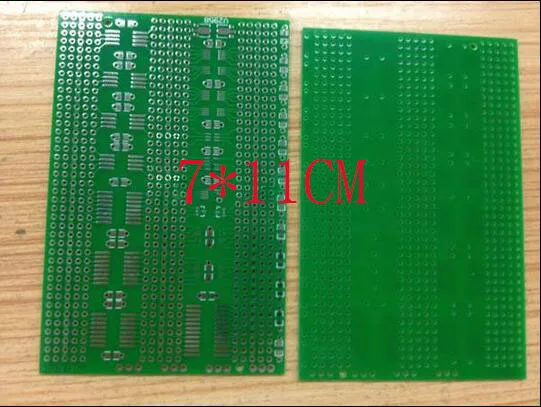 50 шт. 7*11 см односторонняя мульти-чип патч доска универсальная доска отверстие поддержка чип резисторы 100