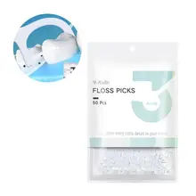 50 шт./упак. одноразовые ультра-тонкий зубочистки с нитью палка нити для зубов, зубочистки для очистки Гигиена полости рта Семья Портативный
