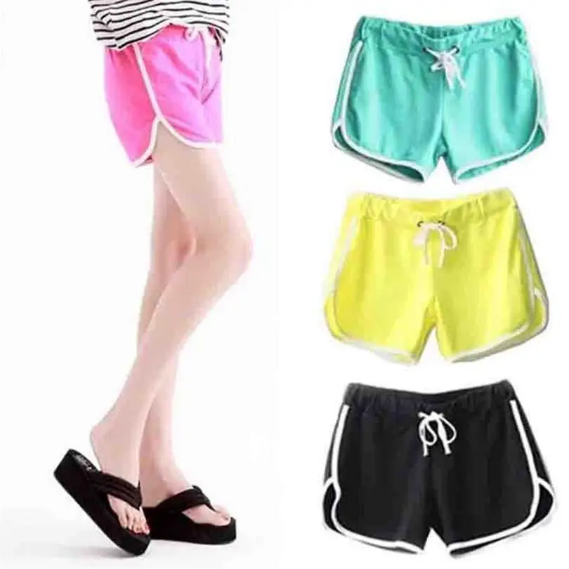 Шорты женские летние уличные с эластичным поясом свободные|waist shorts|fashion shortsshorts