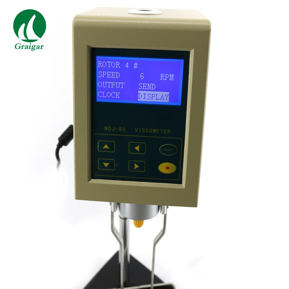 

Portable NDJ-8S Rotational Viscometer Adopts Advanced Mechanical Design Technology Measurement Range 1-2000000