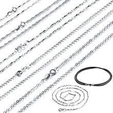 KISS MANDY медное классическое серебряное длинное ожерелье с застежкой-лобстером регулируемое ожерелье с цепями из свинца и никеля модное ювелирное изделие KOC01