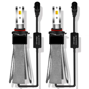 

2Pcs Auto Car Light LED H4 H7 H8 H11 9005 9006 H1 HB3 HB4 led Headlight Bulb Automobiles Lamp 12V 6000K 4300K 3000K