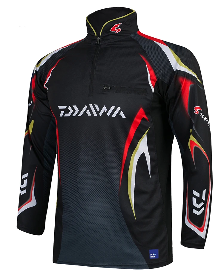 

S-4XL 2019 Warm DAIWA DAWA Fishing Clothing Men Clothes Breathable Sun UV Protection Outdoor Sportswear Suit Fishing Shirt