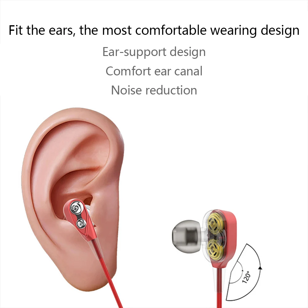Для прослушивания музыки bluetooth-гарнитура с двойным подвижным кольцом, 4 ядра, шумоподавление, Bluetooth 5,0, Висячие шеи, Висячие уши, беспроводные
