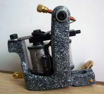 

10Pcs/lot Pro Casting Iron Tattoo Machine 10 Wraps coil stainless steel Tattoos Body Art Gun Coil Machine LPC-ITM-7023-6F