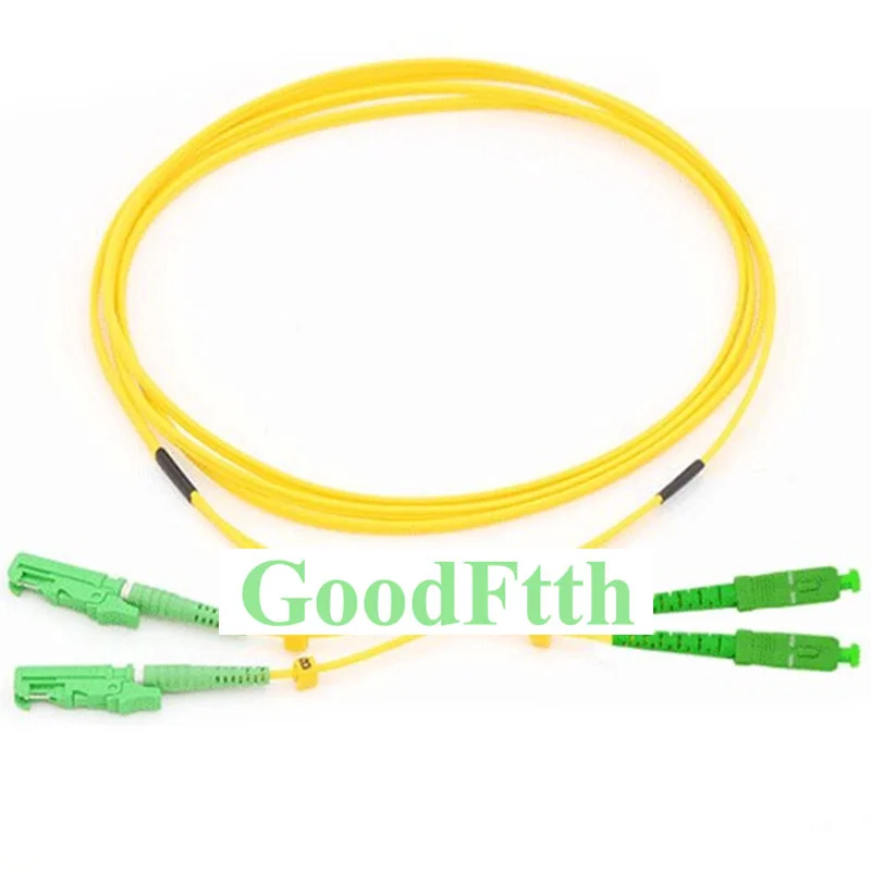 

Fiber Patch Cord Jumper E2000/APC-SC/APC E2000-SC APC SM Duplex GoodFtth 1-15m