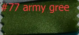 В продаже блестящая атласная ткань мягкая и удобная атласная ткань не скатывается не выцветает для одежды 3 метра в партии MLST-001 - Цвет: army green