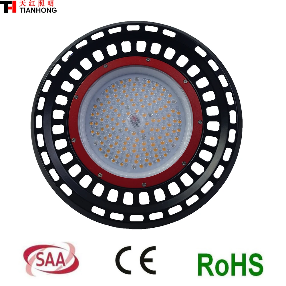 SAA CE ROHS PSE IP65 LED high bay light 130lm/w 5 years warranty UFO
