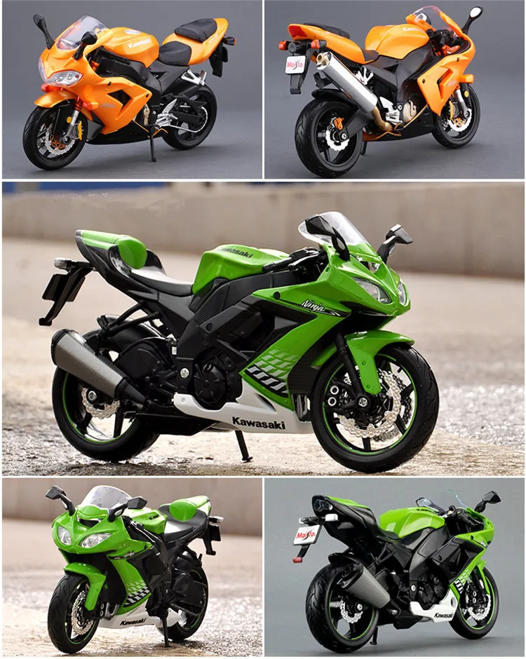 Maisto Kawasaki ZX-10R весы 1:12 Мотоцикл модель мотоцикла из сплава игрушечный автомобиль игрушечные лошадки автомобили для детей