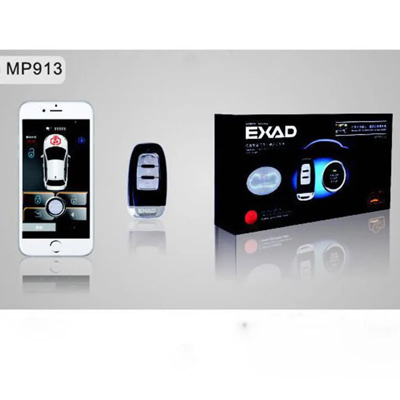 

Android Remote Vehicle PKE Start Stop Button Keyless Entry System Push Button One History Function Car Alarm System Smartphone