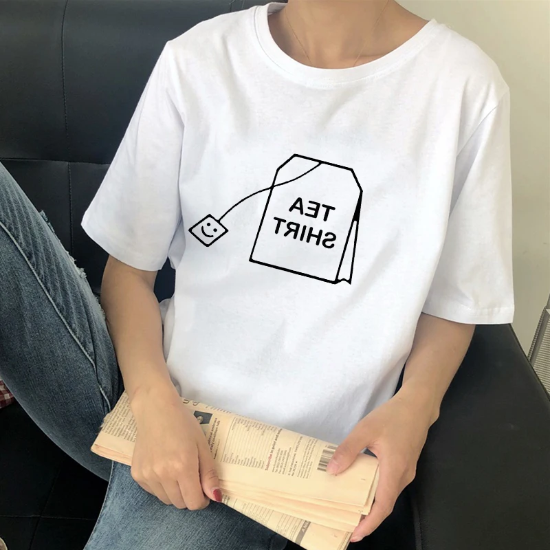 

Soatrld humor printed women's summer new funny female T-shirt Harajuku loose o-neck Tumblr fashion women's T-shirt