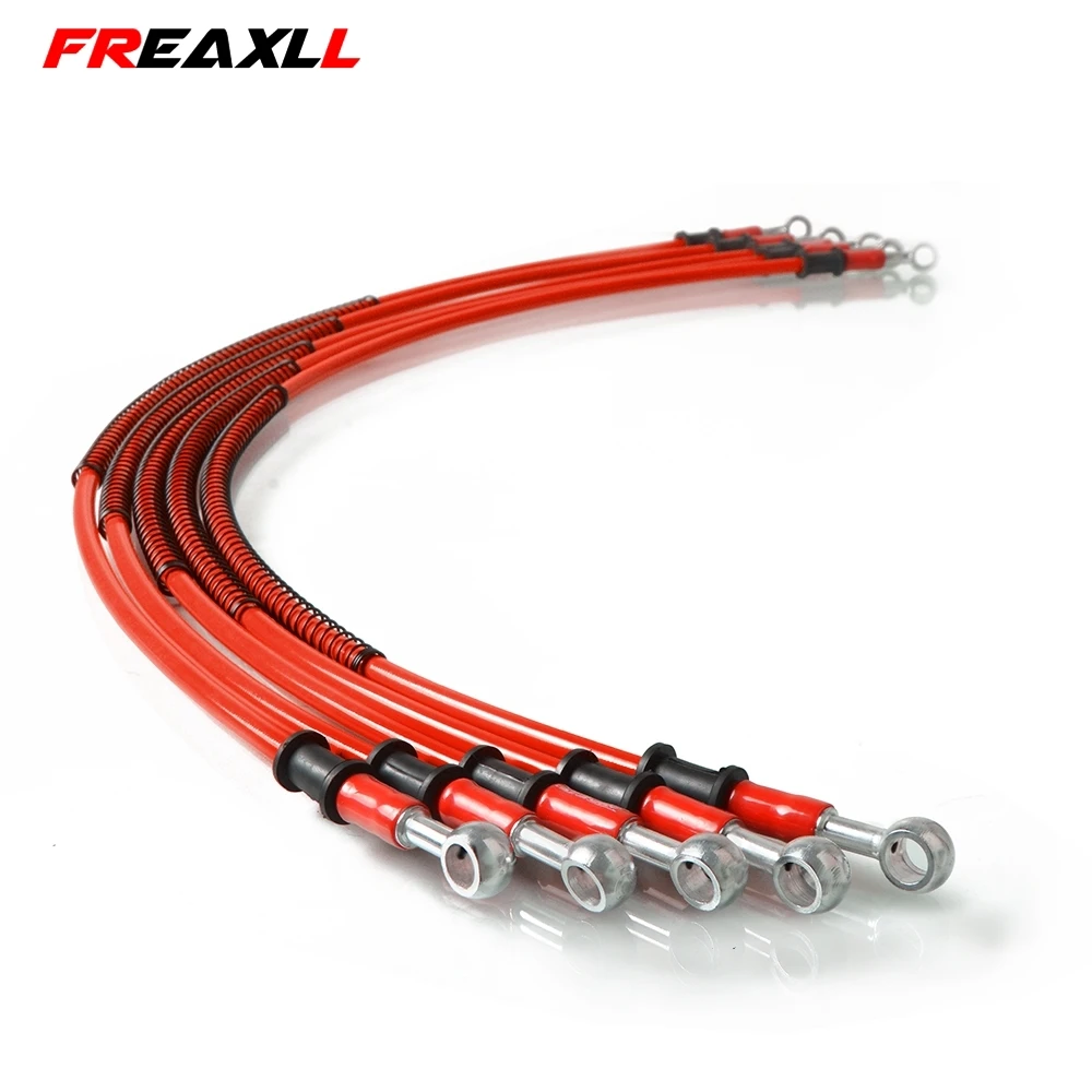 Motorcycle Brake Oil Hose Line Pipe Hydraulic Reinforced For YAMAHA MT-07 MT-09 MT 07 09 FZ-07 YZF YZF-R1 YZF-R6 YZF-R6S