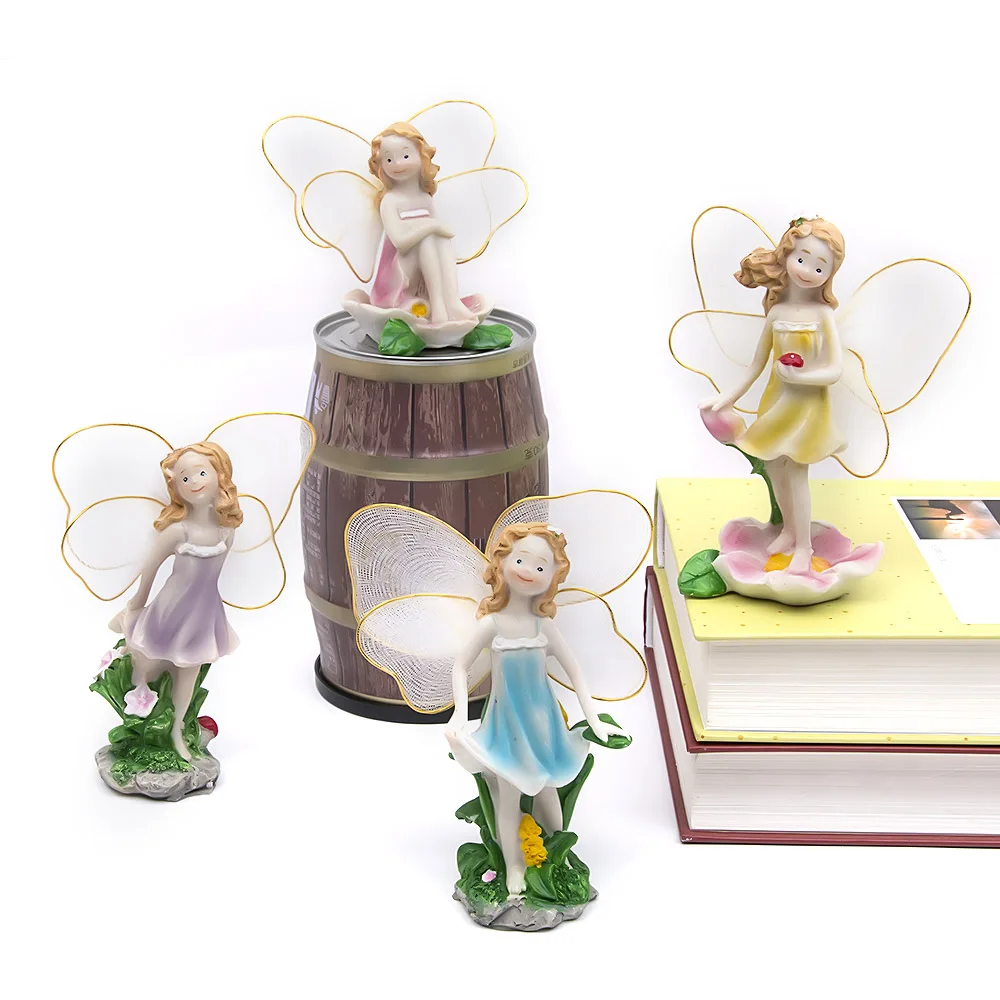 flower angels princess miniatures fairy garden decorations resin crafts micro landscape decor ornament bonsai terrarium figurine - Angel Decorations flower angels princess miniatures fairy garden decorations resin crafts micro landscape decor ornament bonsai terrarium figurine - Angel Decorations