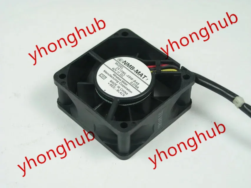 

NMB-MAT 2410ML-09W-B49 C07 DC 42V 0.076A 60x60x25mm Server Cooling Fan