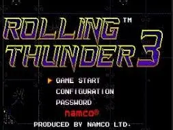 Rolling Thunder 3 16 bit sega MD игровая карта для sega Mega Drive для Genesis