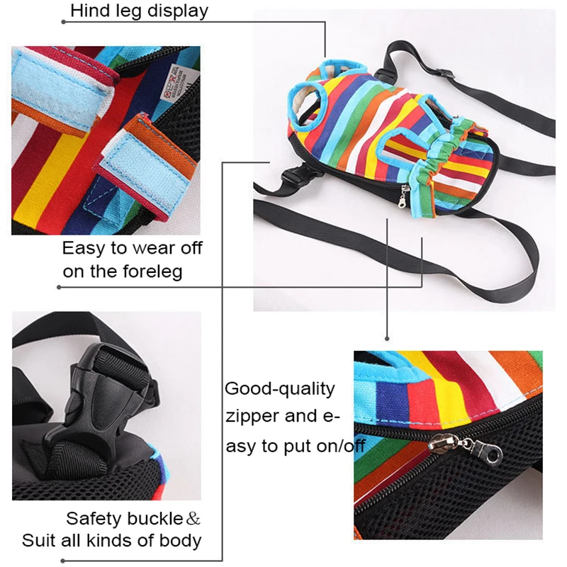 Pet Carrier Dog Bag Puppy Chihuahua Cat Backpack Breathable Mesh Travel Goods For Small Large Dogs Free Shipping PL5011 (3)
